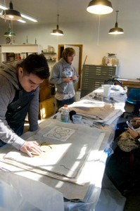 Art-in-education students at WSW